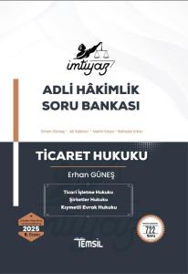 İMTİYAZ  Hakimlik Soru Bankası Ticaret Hukuku Soru Bankası
