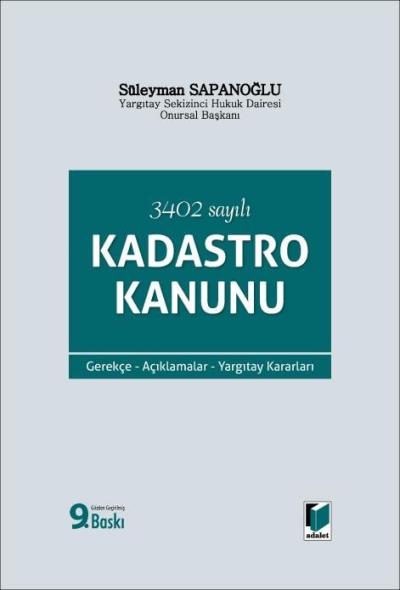 3402 Sayılı Kadastro Kanunu