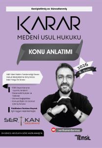 KARAR Medeni Usûl Hukuku Konu Anlatımı Kitabı