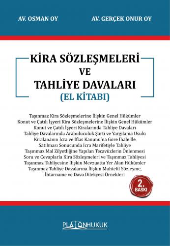Kira Sözleşmeleri ve Tahliye Davaları