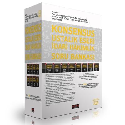 Konsensus Ustalık Eseri İdari Hakimlik Soru Bankası