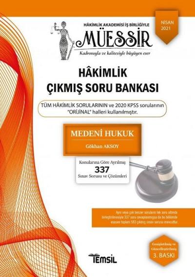 Hakimlik Çıkmış Soru Bankası Medeni Hukuk