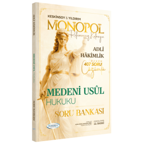Adli Hakimlik Medeni Usul Hukuku Soru Bankası