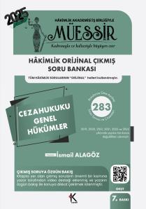 MÜESSİR Ceza Hukuku Genel Hükümler Soru Bankası