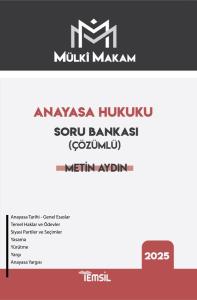 MÜLKÎ MAKAM Anayasa Hukuku Soru Bankası (Çözümlü)