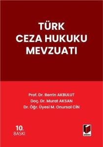 Türk Ceza Hukuku Mevzuatı
