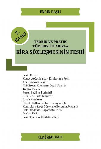 Kira Sözleşmesinin Feshi