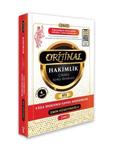 Orijinal Hakimlik  Ceza Hukuku Çıkmış Soru Bankası