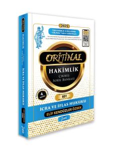 ORİJİNAL Hakimlik Çıkmış İcra İflas Hukuku Soru Bankası