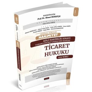 HAKİMİYET Adli Hakimlik Ticaret Hukuku Çıkmış Soru Bankası