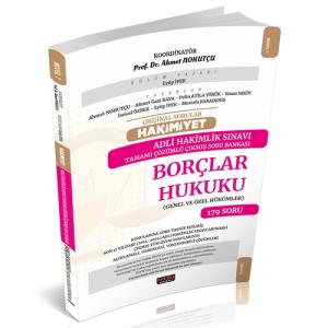 HAKİMİYET Adli Hakimlik Borçlar Hukuku Çıkmış Soru Bankası