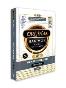 ORİJİNAL Hakimlik  Ticaret Hukuku Çıkmış Soru Bankası
