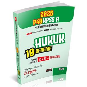 P48 KPSS A Grubu Hukuk 10 Deneme Tamamı Çözümlü