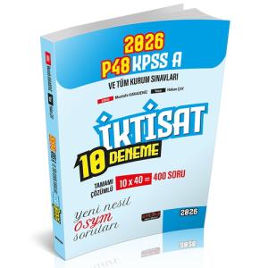 P48 KPSS A Grubu İktisat 10 Deneme Tamamı Çözümlü