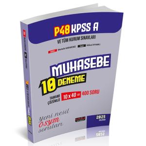 P48 KPSS A Grubu Muhasebe 10 Deneme Tamamı Çözümlü