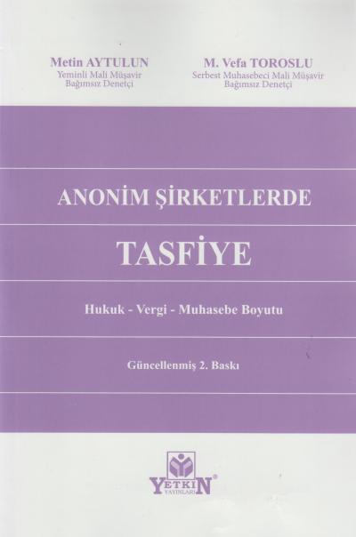 Anonim Şirketlerde Tasfiye