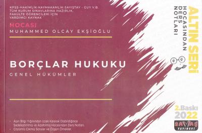 Borçlar Hukuku Genel Hükümler