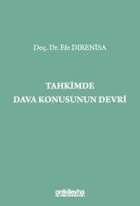 Tahkimde Dava Konusunun Devri