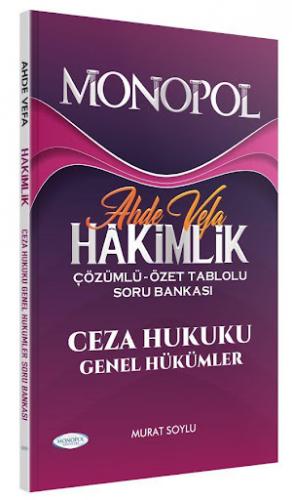 Ahde Vefa Hakimlik Ceza Hukuku Genel Hükümler Soru Bankası