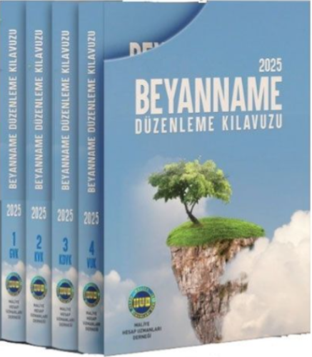 Beyanname Düzenleme Kılavuzu 2025 (4 Cilt Takım - Ciltli)