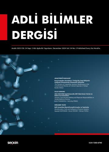 Adli Bilimler Dergisi – Cilt:24 Sayı:2 Aralık 2025 İ. Hamit Hancı