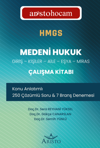 HMGS Medeni Hukuk Çalışma Kitabı