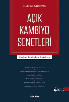 Açık Kambiyo Senetleri Ebru Tüzemen Atik