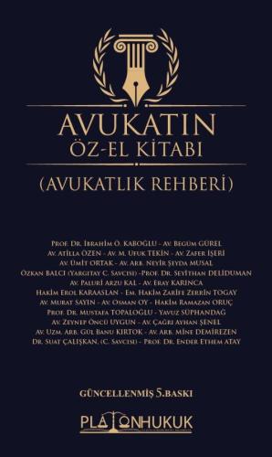 Avukatın Öz‐El Kitabı İbrahim Ö. Kaboğlu