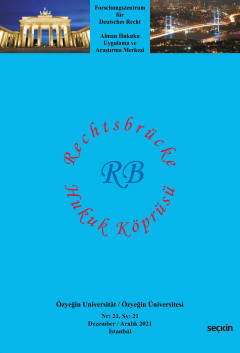 Hukuk Köprüsü Dergisi Sayı:21 Rechtsbrücke
