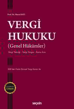 Vergi Hukuku (Genel Hükümler)