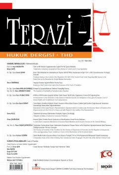 Terazi Hukuk Dergisi Sayı: 211 Mart 2024