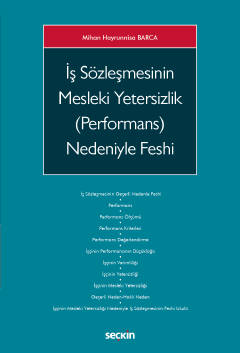 İş Sözleşmesinin Mesleki Yetersizlik (Performans) Nedeniyle Feshi