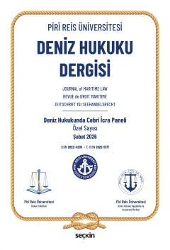 Piri Reis Üniversitesi Deniz Hukuku Dergisi Ceyda Süral Efeçınar