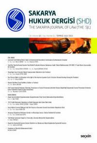 Sakarya Üniversitesi Hukuk Fakültesi Dergisi Cilt:10 – Sayı:1 Alper Iş