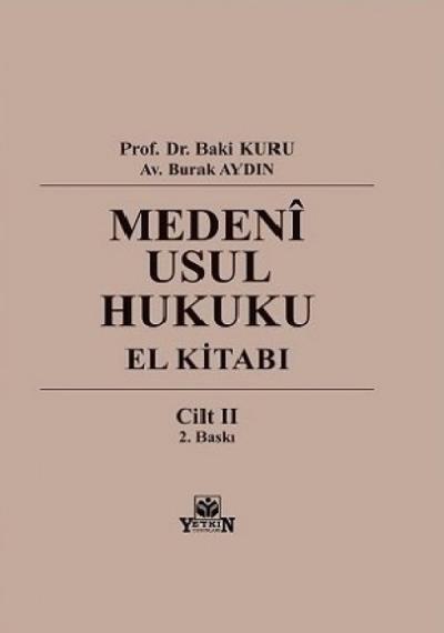 Medeni Usul Hukuku El Kitabı (2 Cilt)