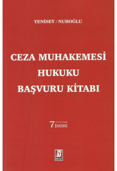 Ceza Muhakemesi Hukuku Başvuru Kitabı