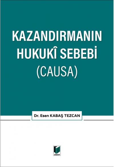 Kazandırmanın Hukuki Sebebi CAUSA