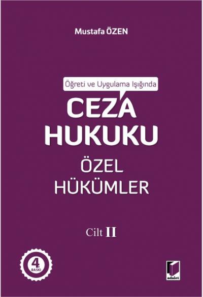 Ceza Hukuku Özel Hükümler Cilt II