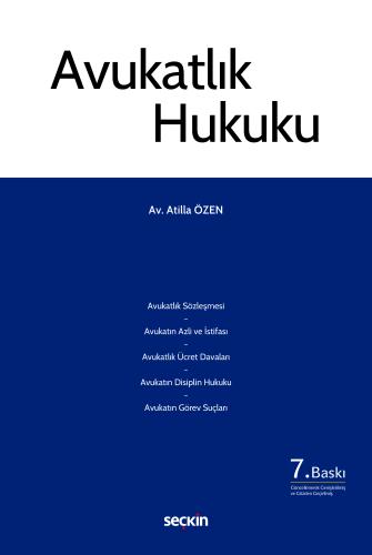 Avukatlık Hukuku Atilla Özen