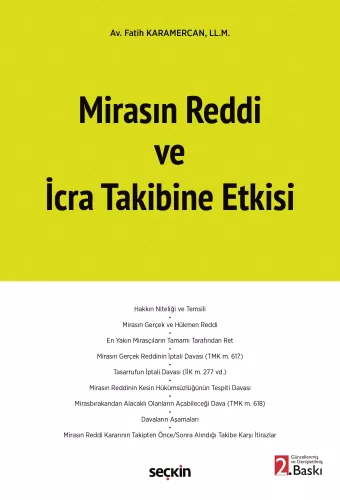 Mirasın Reddi ve İcra Takibine Etkisi Fatih Karamercan