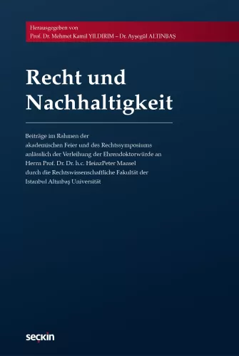 Recht und Nachhaltigkeit Mehmet Kamil Yıldırım