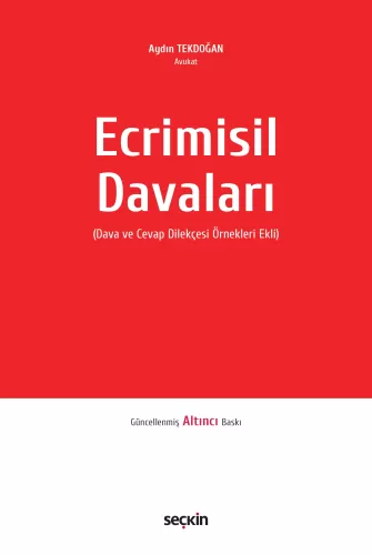Ecrimisil Davaları Aydın Tekdoğan