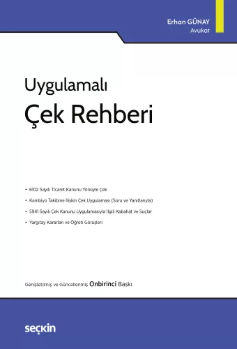 Uygulamalı Çek Rehberi Erhan Günay