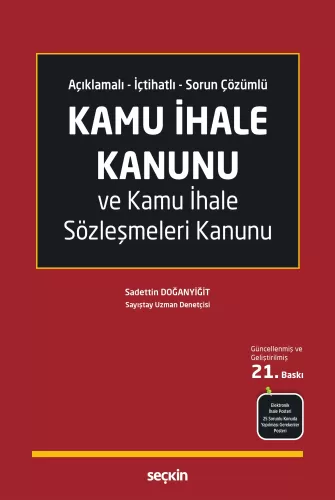 Kamu İhale Kanunu ve Kamu İhale Sözleşmeleri Kanunu