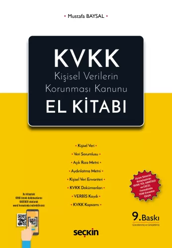 KVKK – Kişisel Verilerin Korunması Kanunu El Kitabı Mustafa Baysal