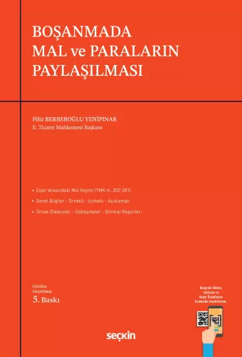 Boşanmada Mal ve Paraların Paylaşılması Filiz Berberoğlu Yenipınar