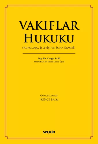 Vakıflar Hukuku Cengiz Sarı