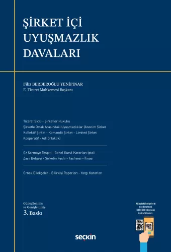 Şirket İçi Uyuşmazlık Davaları Filiz Berberoğlu Yenipınar