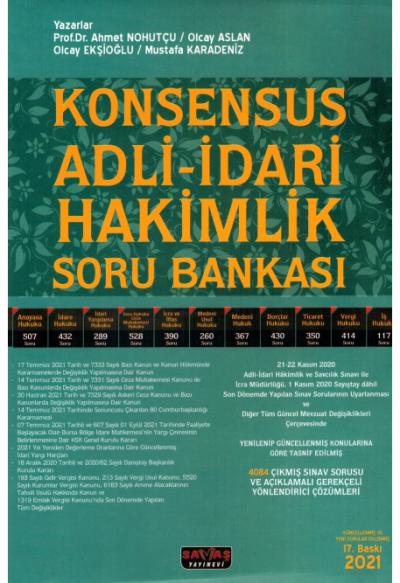 Konsensus Adli-İdari Hakimlik Soru Bankası