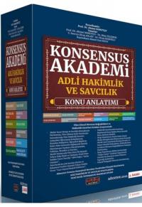 Konsensus Akademi Adli Hakimlik ve Savcılık Konu Anlatımı Ahmet Nohutç